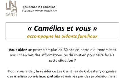 “Camélias et vous” invite les aidants