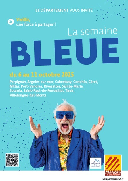 Flyer Semaine bleue organisée par le département PO