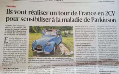 Tour de France en 2CV pour sensibiliser à la maladie de Parkinson