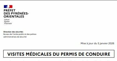 VISITES MEDICALES DU PERMIS DE CONDUIRE