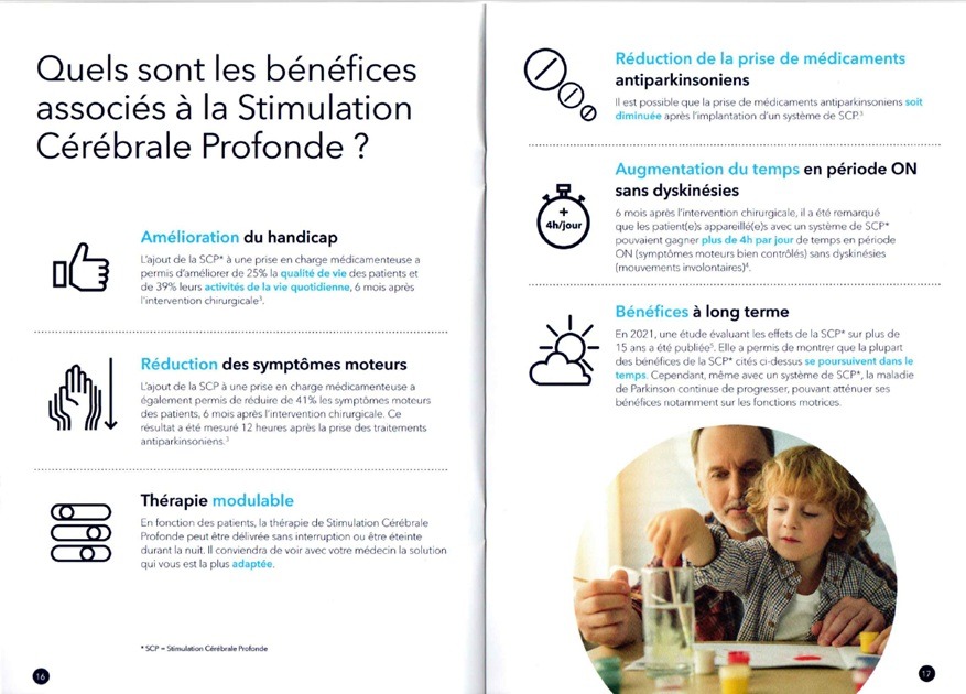 Quels sont les bénéfices associés à la Stimulation Cérébrale Profonde?